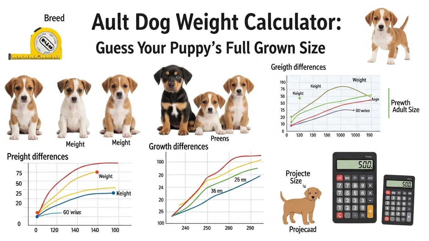 Adult Dog Weight Calculator: Guess Your Puppy Size