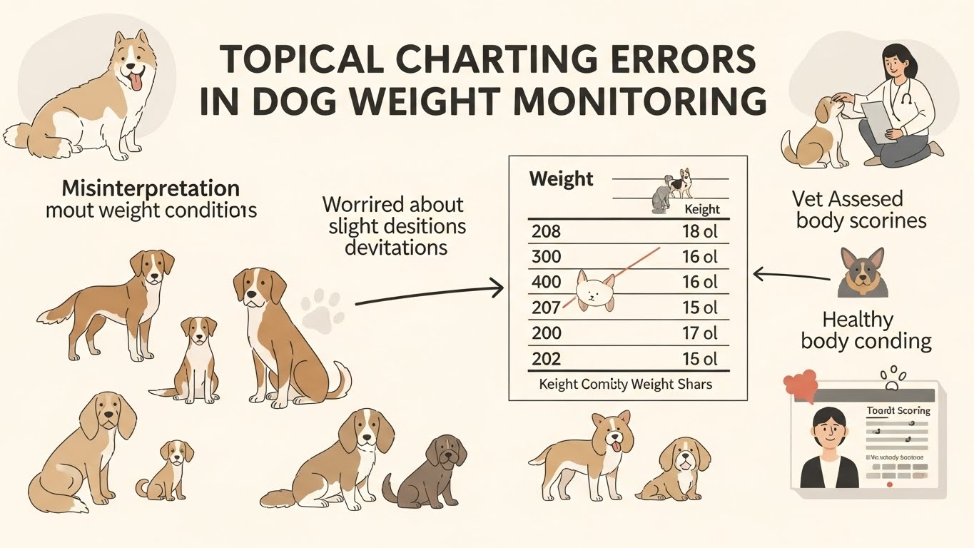 Common dog weight charting mistakes