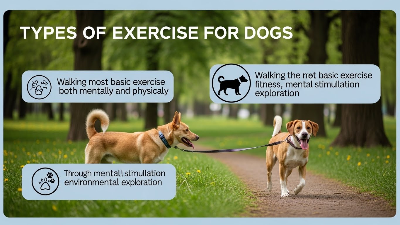 Working and sporting dog breeds exercise needs