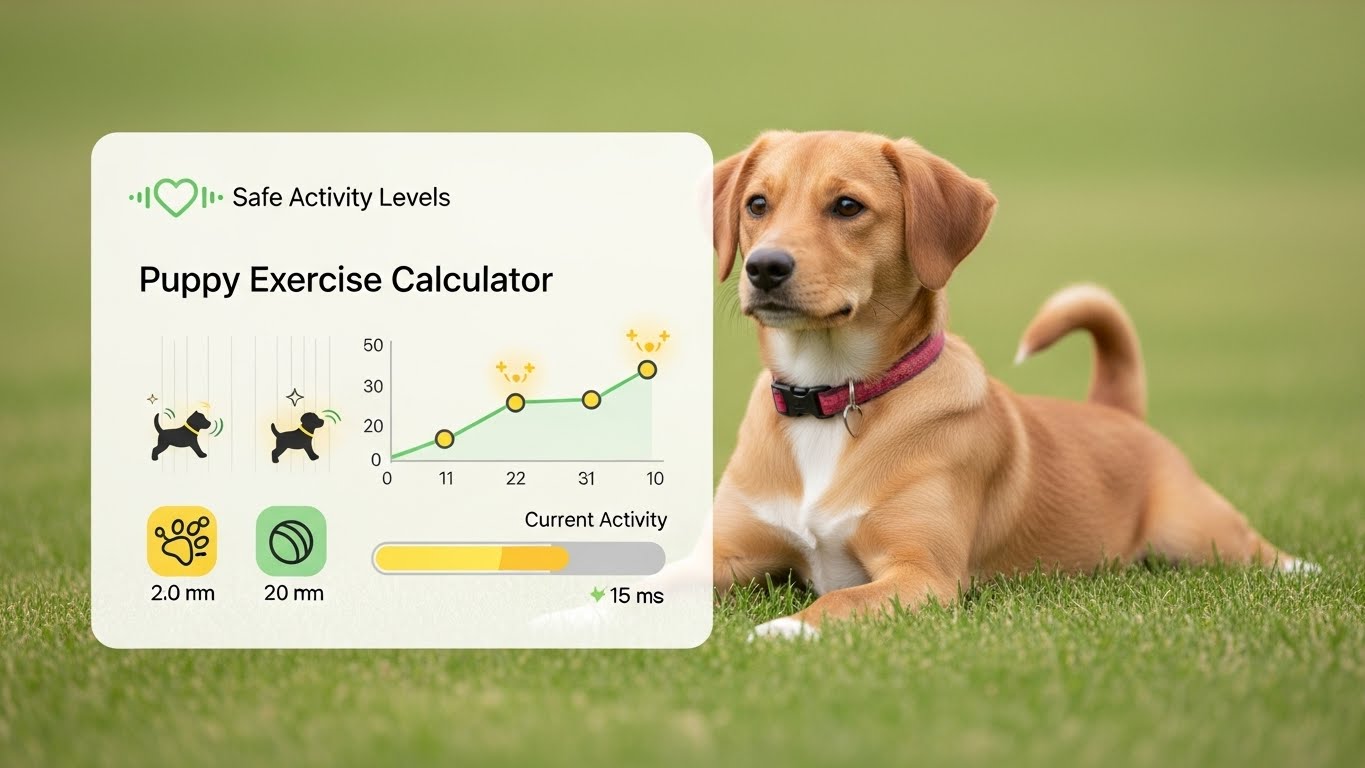 Breed-specific puppy exercise needs