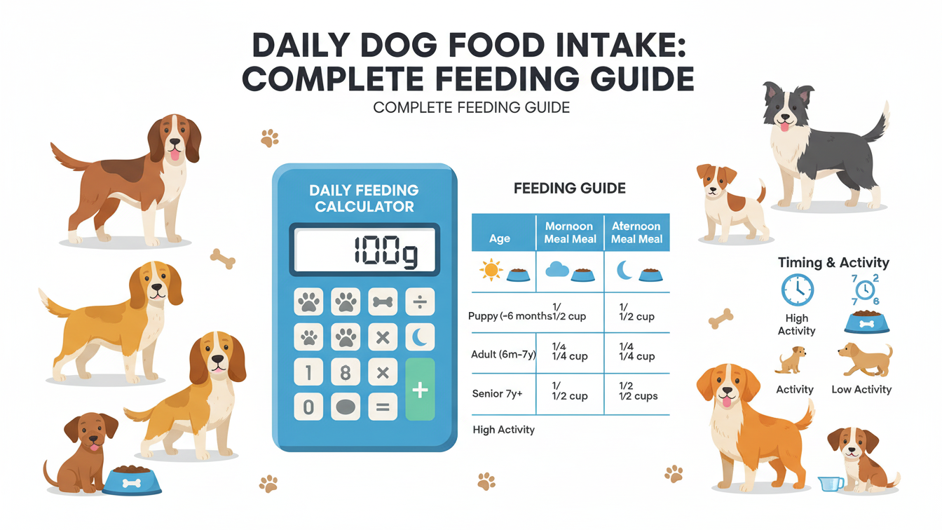 Daily Dog Food Intake: Complete Feeding Guide