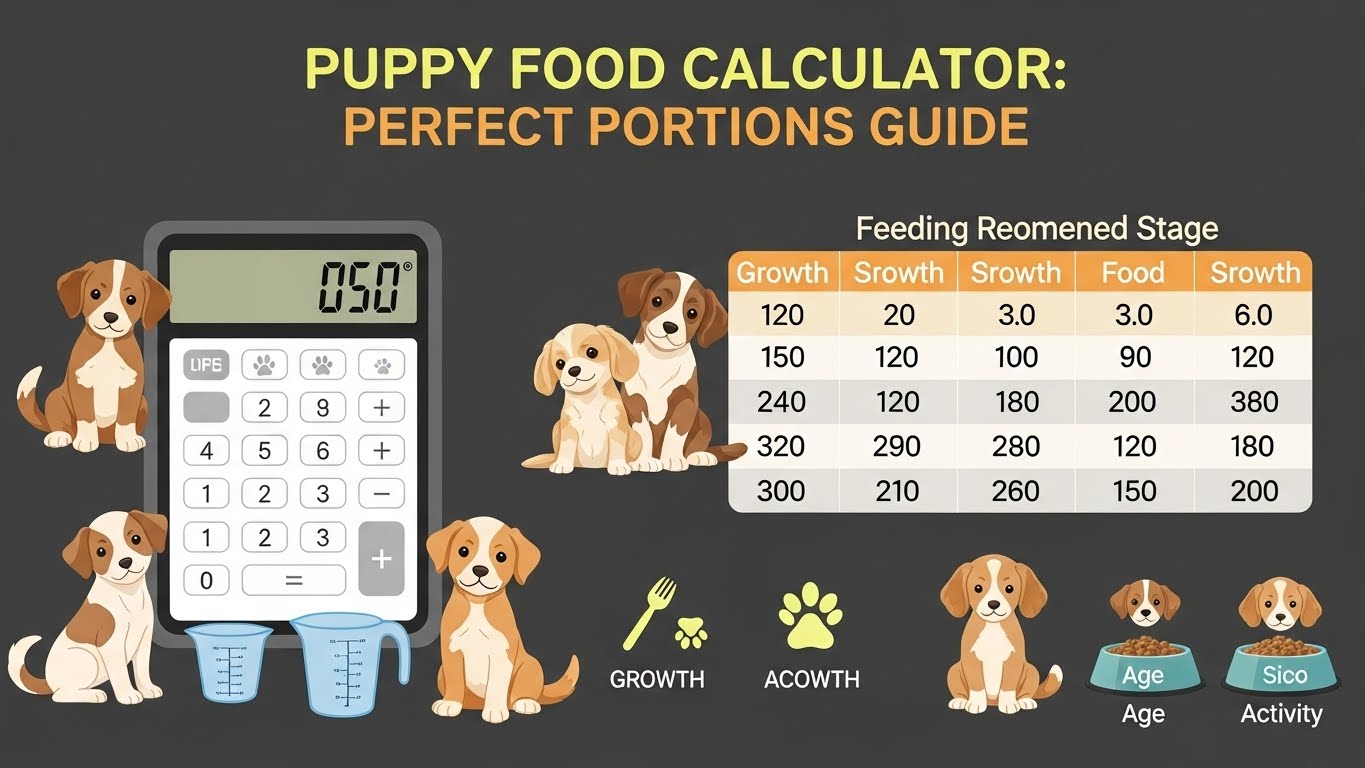 Puppy growth phases and feeding adjustments