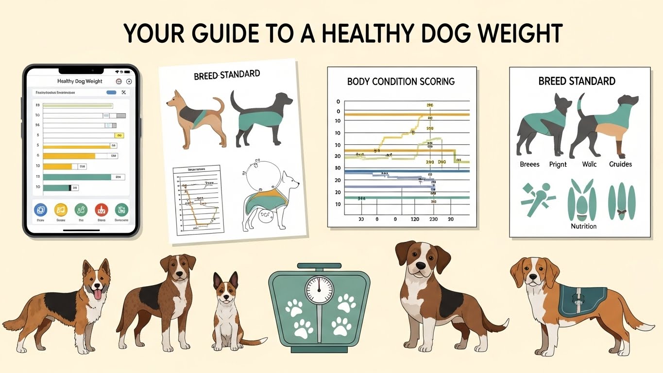 9-point body condition scoring scale for dogs